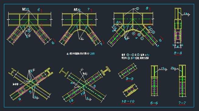鋼結構柱與梁節點圖集（鋼結構柱與梁節點圖集是一份詳細的工程設計資源）